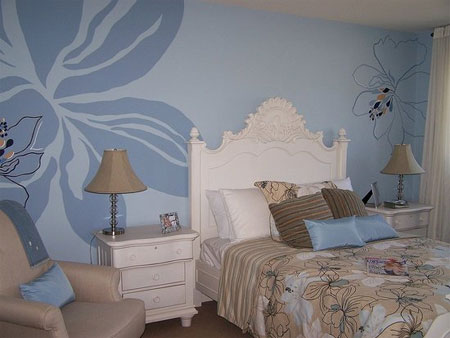 Easy ways to decorate a wall stencil