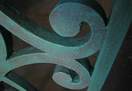 How to apply a verdigris faux finish or patina
