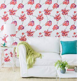 How to create a feature wall with wallpaper 