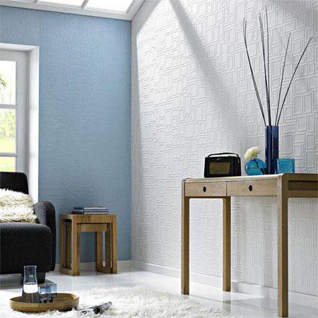 Easy wall texture with textured wallpaper 