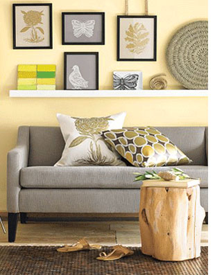 Decorating with yellow 