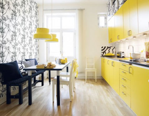 Decorating with yellow