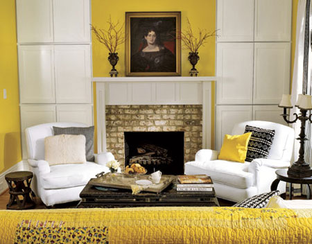 Decorating with yellow 