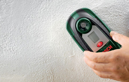 How to... Hang onto walls use a Bosch Detector