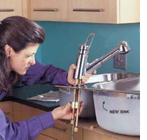 Install a new kitchen sink