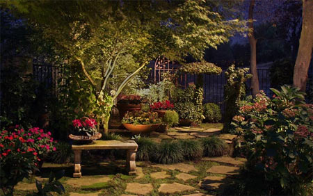 Create a night time garden 