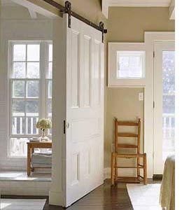 Add privacy with doors 