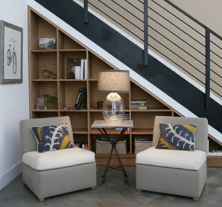 HOME DZINE Home Decor | Ideas for using space under the stairs