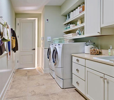 HOME DZINE Kitchen | How to make a laundry cabinet