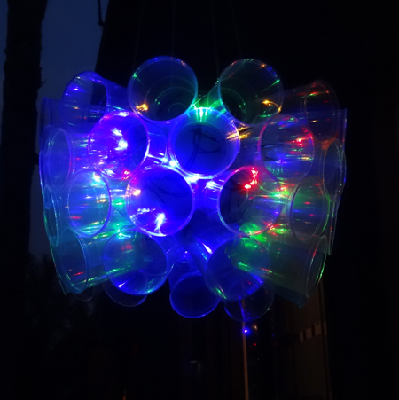 DIY patio light sparkleball
