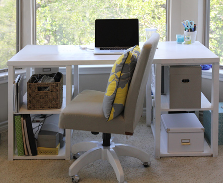 HOME DZINE Home DIY | DIY easy home office or child's desk
