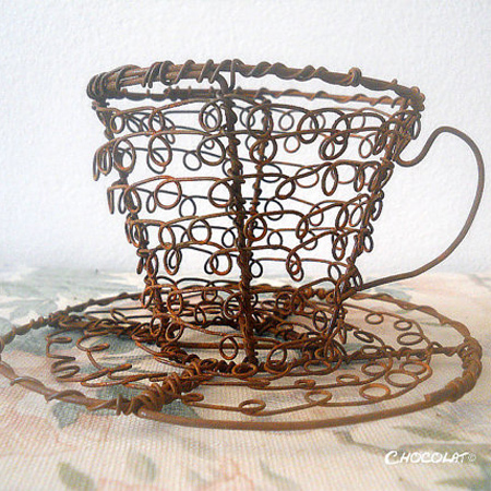 Wire crafts stock photo. Image of creations, making, decoration