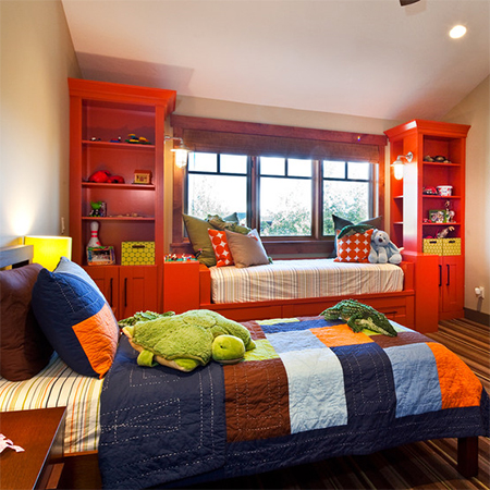 colourful kids bedroom