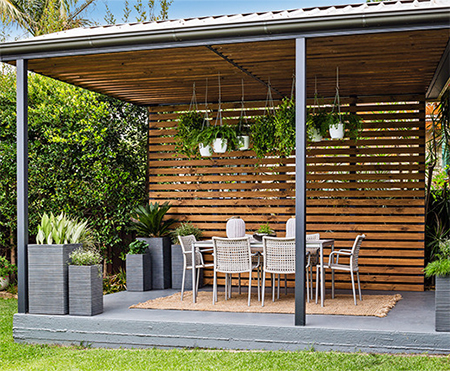 HOME DZINE Garden  Turn a carport into a stylish patio