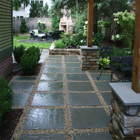 HOME DZINE Home Improvement | Make your own paving block and pave stones