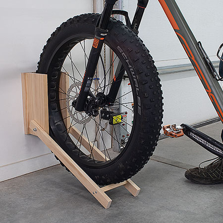 bike rack for shed