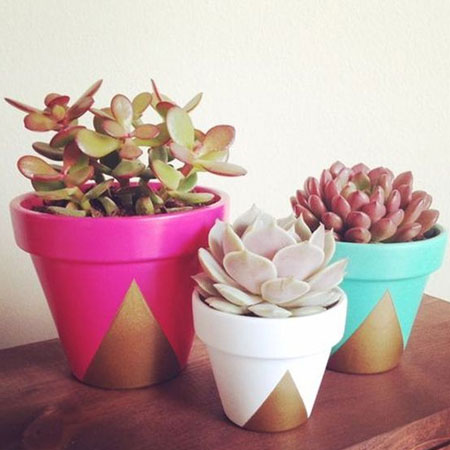 HOME DZINE Craft Ideas | Great Ideas for Colourful Flower Pots