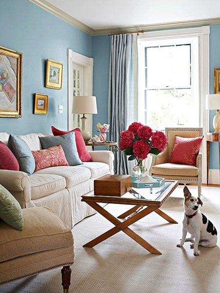 HOME DZINE | Living Rooms Go Bold
