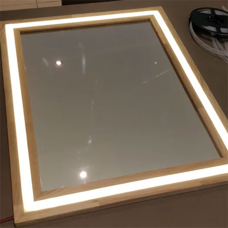How to DIY Vanity Mirror with LED Strip Lights