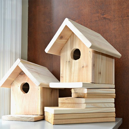 different styles for bird boxes