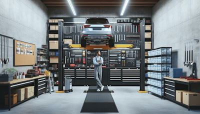 Install a Car Lift for Enhanced Garage Organization