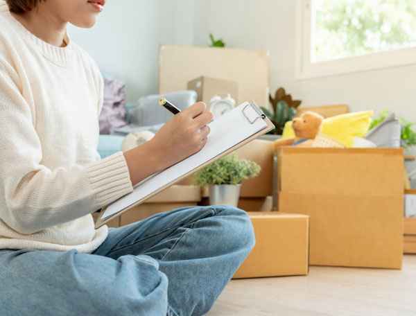 How To Organize Your Living Room for Moving Day