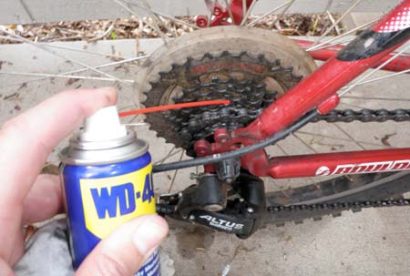 wd 40 uses on bike