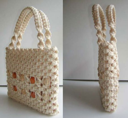 HOME DZINE Craft Ideas | Macramé Shoulder Bag