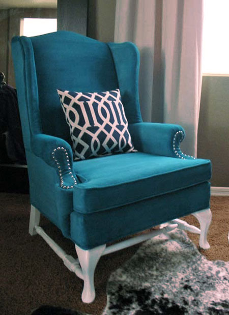 HOME DZINE  You CAN paint upholstered furniture